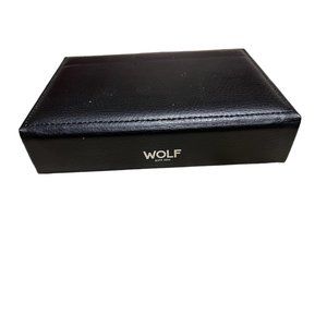 Wolf Cufflink Tie Box Blake Black Purple 305328 Watch box